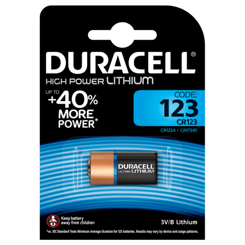 PILA DURACELL CR123 3v *