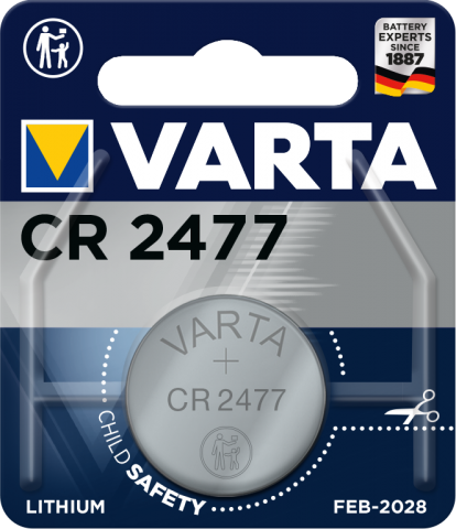 PILA BOTON CR2477 Varta 3v  (precio unitario)*