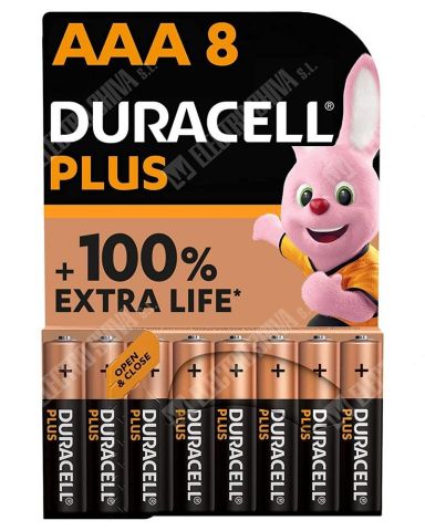 PILA DURACELL ( blister x8 ) AAA  MN1500 LR3 *