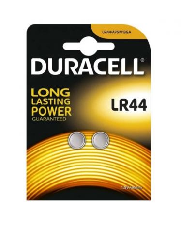 PILA DURACELL BOTON LR44 (blister 2 uds) *