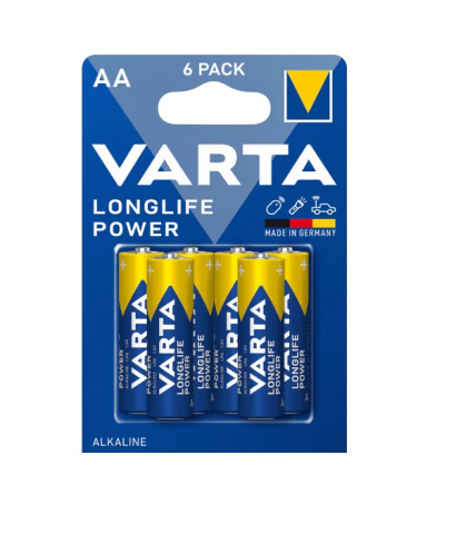 PILA VARTA AA LR06  LONG LIFE POWER x6 *