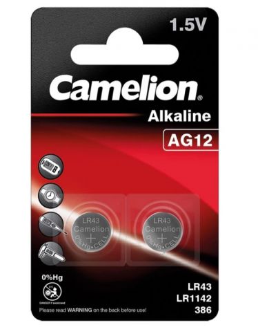 PILA LR43 / 386  CAMELION (precio unitario) *