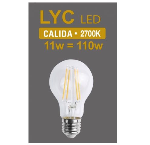 STANDARD LED FILAMENTO CLARA 11w 2700K LYC LED *