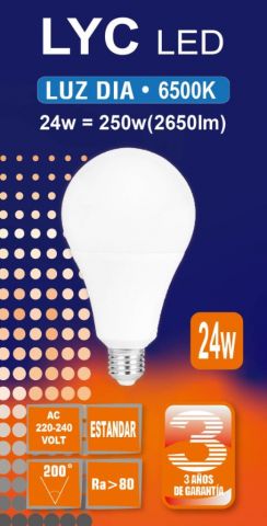 STANDARD LED 24w 6000K 2400lm BLUE LINE *