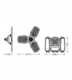 STANDARD LED 40w 4000K E-27 C/ ALAS *