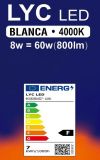 STANDARD LED 8W 4000K BLUE LINE *