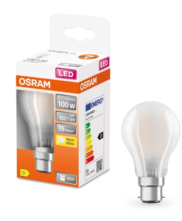 STANDARD LED Osram fil mate BYTA 11w Ba22d