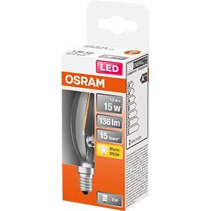 VELA LED OSRAM STAR CLARA 1,5w E-14 827 *