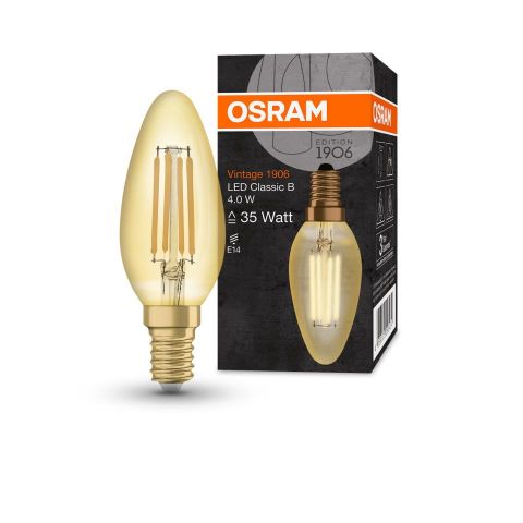 VELA LED OSRAM AMBAR  4w 824 *