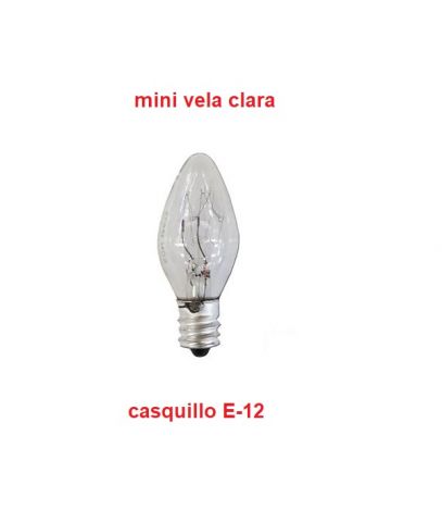 MINI VELA CLARA 7w CASQUILLO 