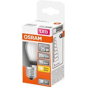 ESFERICA LED OSRAM STAR MATE 2,5w E-27 827