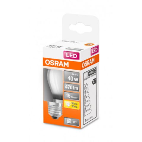 ESFERICA LED OSRAM STAR MATE 4w E-27 827