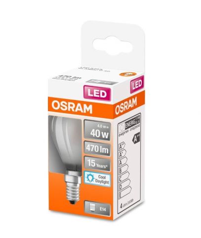 ESFERICA LED OSRAM STAR MATE 4w E-14 865 *