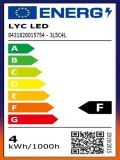 ESFERICA LED 5W E-27 4000K BLUE LINE*