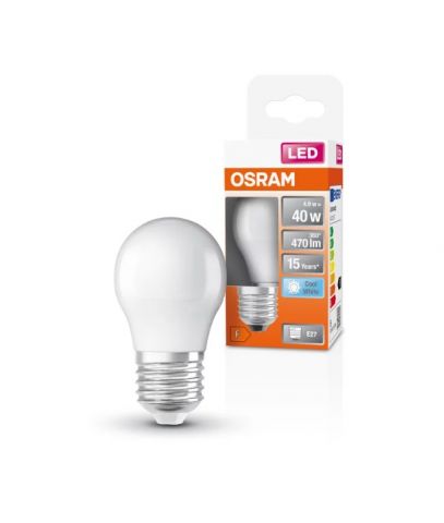 ESFERICA LED STAR 4,9w E-27 840 OSRAM  * 