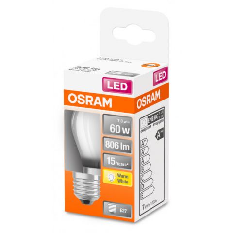 ESFERICA LED OSRAM STAR MATE 5,5w E-27 827 *