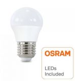 ESFERICA LED 6w E-27 4000K chip OSRAM *