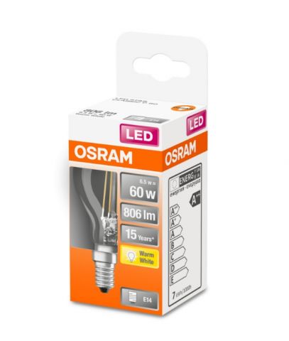 ESFERICA LED OSRAM STAR CLARA 5,5w E-14 827 *