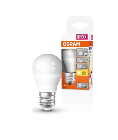 ESFERICA LED STAR 7w E-27 827 OSRAM  * 