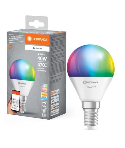 ESFERICA LED OSRAM 4,9W E-14 WIFI ALEXA Y GOOGLE