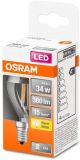 ESFERICA LED STAR 4w E-14 CUPULA PLATA SPOT OSRAM