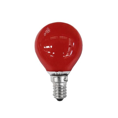 ESFERICA COLOR ROJA 25w E-14