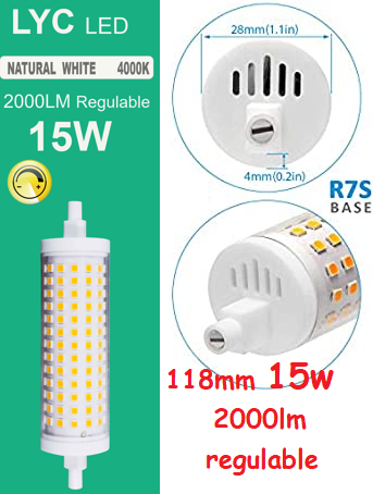 LINEAL LED 118mm 15w 4000K DIM LYC* 