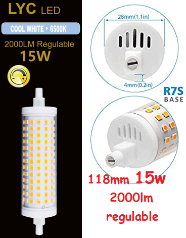 LINEAL LED 118mm 15w 6500K DIM LYC* 