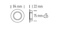 ARO BASCULANTE CROMO BRILLO 4000-05