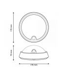 APLIQUE LED REDONDO 12W 4000K ****** C/SENSOR ****