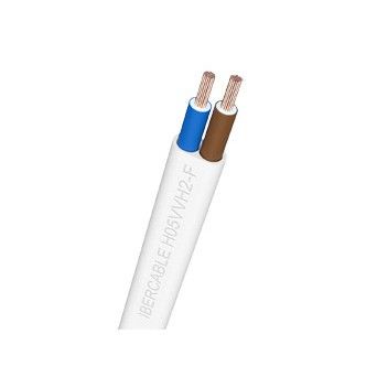 CABLE MANGUERA PLANA BLANCA 2x1 (Rollo de 100mts)