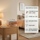CALEFACTOR HORIZONTAL THULOS BLANCO 2000w 