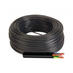 CABLE MANGUERA REDONDA NEGRA 3x2.5 (100mts)