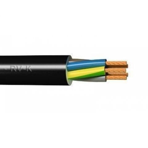 CABLE MANGUERA REDONDA NEGRA 5x1 (100mts)