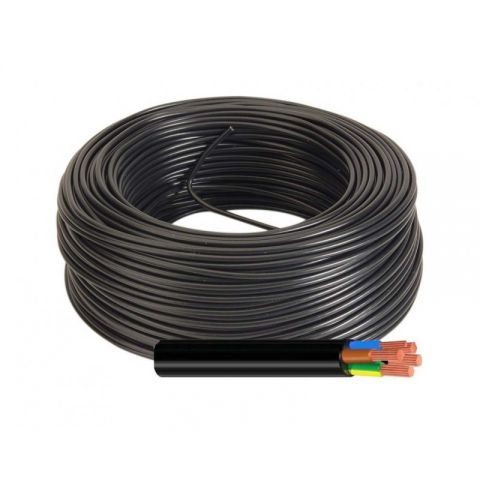 CABLE MANGUERA REDONDA NEGRA 5x4 (bobina aparte)