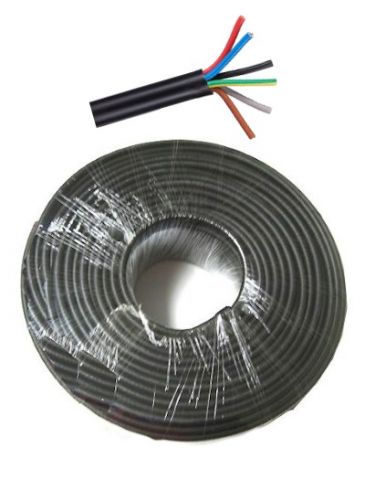 CABLE MANGUERA REDONDA NEGRA 6x1 (100mts)