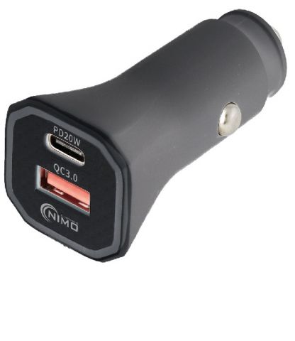 CARGADOR COCHE 30w USB-C + USB-A 12-24v