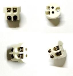 CASQUILLO DICROICA G5.3 C/ TORNILLOS MOD. 1320B