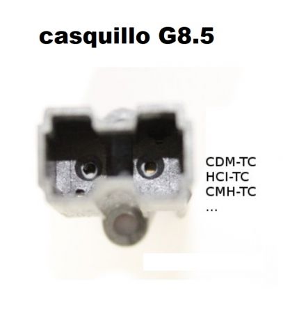 CASQUILLO HALOGENURO G8.5 ref. 1306/SF-14