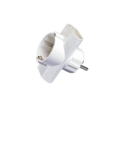 SOLERA 5011 ADAPTADOR 1 toma T/T + 2 sin T/T