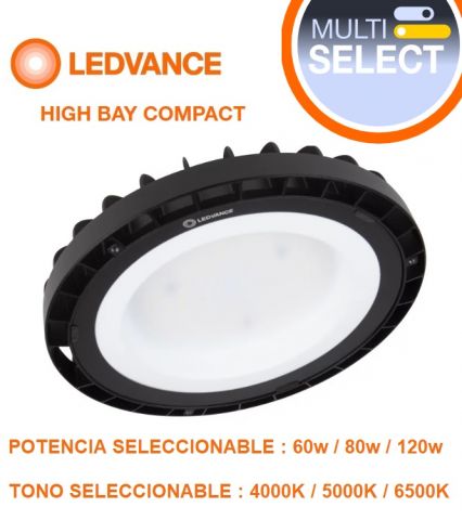 CAMPANA UFO LED 60w/80w/120w CCT OSRAM LEDVANCE *