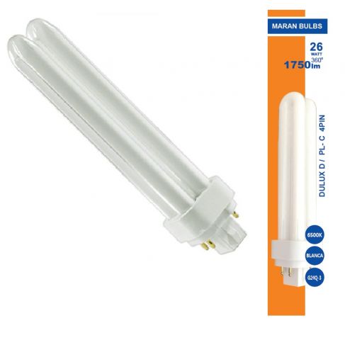 DULUX D/E 26w 865 4 PIN MARAN BULBS  *