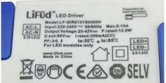 DRIVER LED 300mA 12.6w (25-42V) LIFUD GIR013YS0300