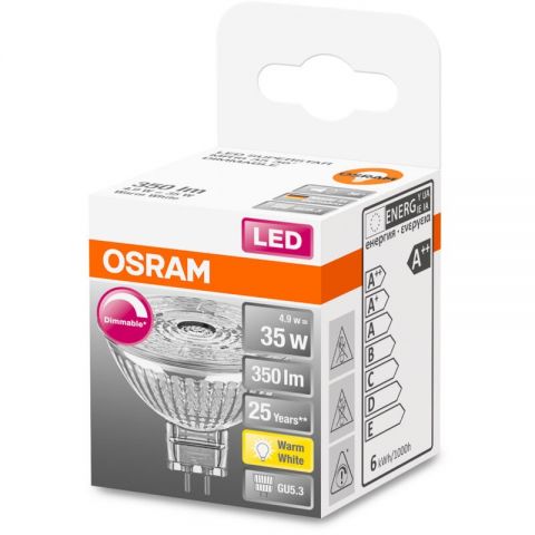 DICROICA LED OSRAM SUPERSTAR 12v 4,9w 827 DIM *