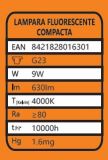DULUX S ( PL-S ) 9w 840 Casquillo G23 MARAN BULBS
