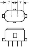 DULUX S/E 7W 827 4 PIN OSRAM *