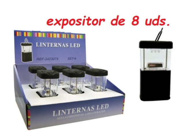EXPOSITOR LINTERNAS CAMPING LED