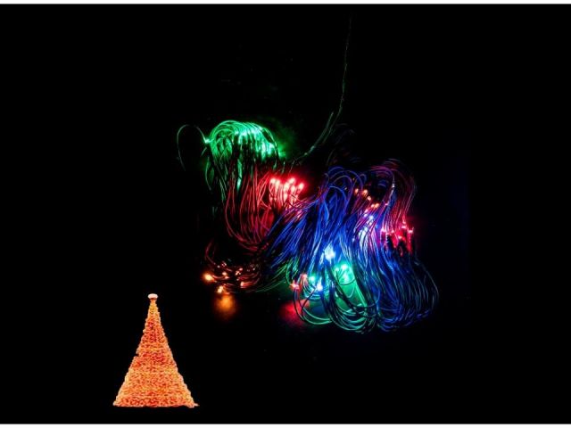 MALLA LED MULTICOLOR PARA ARBOL 4 x 1,8m EXTERIOR