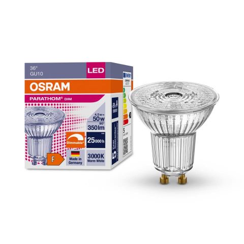 GU10 LED 4,5w Parathom 36º 930 