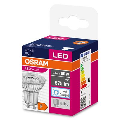 GU10 LED OSRAM VALUE 6,9w 865 *